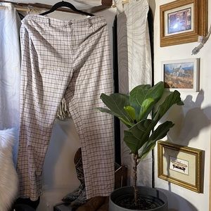 American Eagle | flannel flare plaid pants